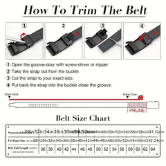 Crocodile Belt Men's Cowhide Leisure Business Trouser Belt