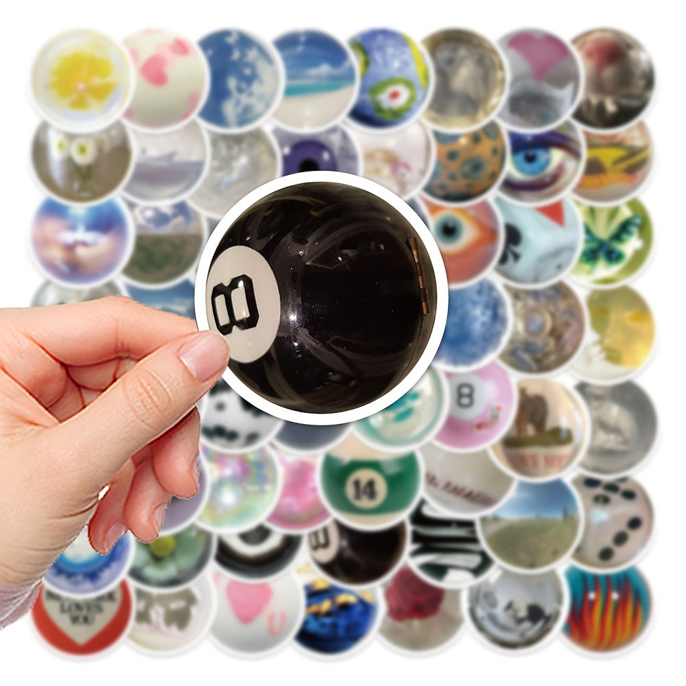 60 Waterproof DIY Stickers for Laptop or Phone Case with Beads