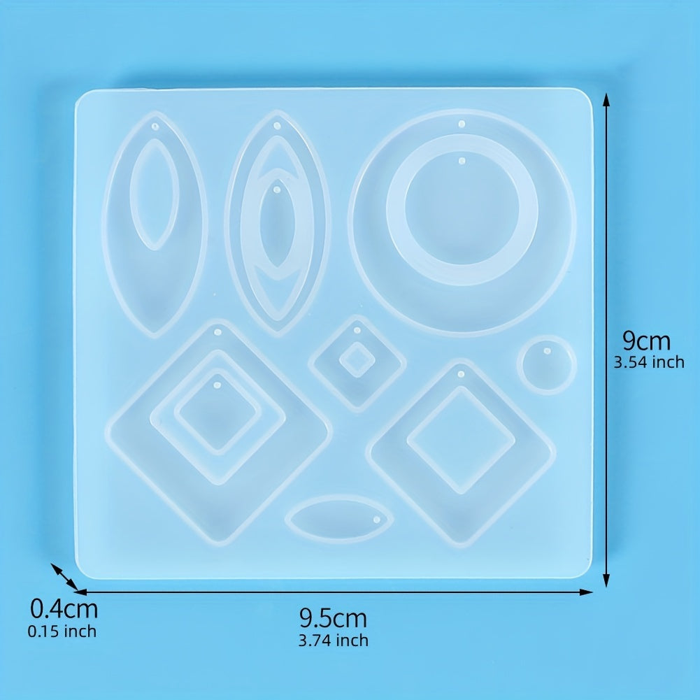 Crystal Drop Glue Mold Epoxy Resin Jewelry Silicone Mold