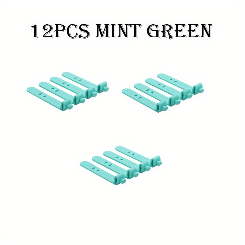 12PCS Candy Wire Winder Silicone Headphones Cable Organizer