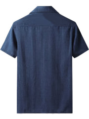Men's Casual Lapel Button Up Shirt