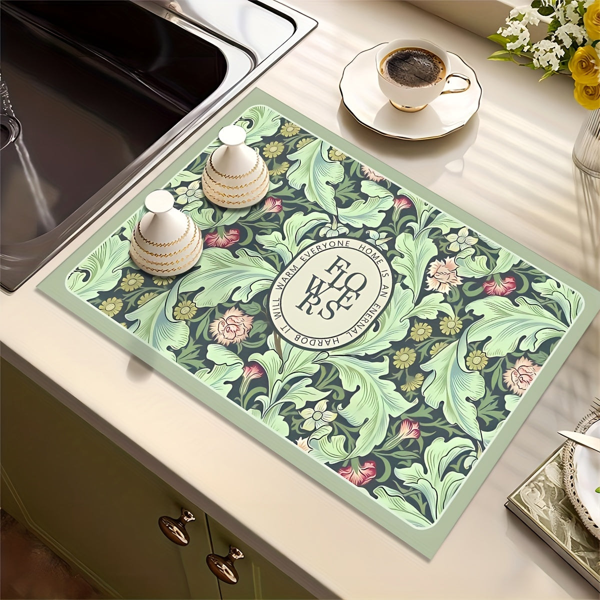Dish Drying Pad Absorbent Mat Soft Diatom Mud Faucet Mat Toilet