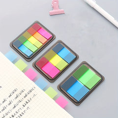 Colorful Index Cards With Sticky Tabs for Organization, Studying, Reminders