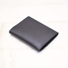 Men's Card Holder Wallet Case 5 Slots PU Leather Short Purse