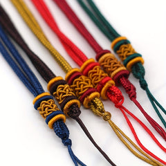 Braided Pendant Rope Necklace