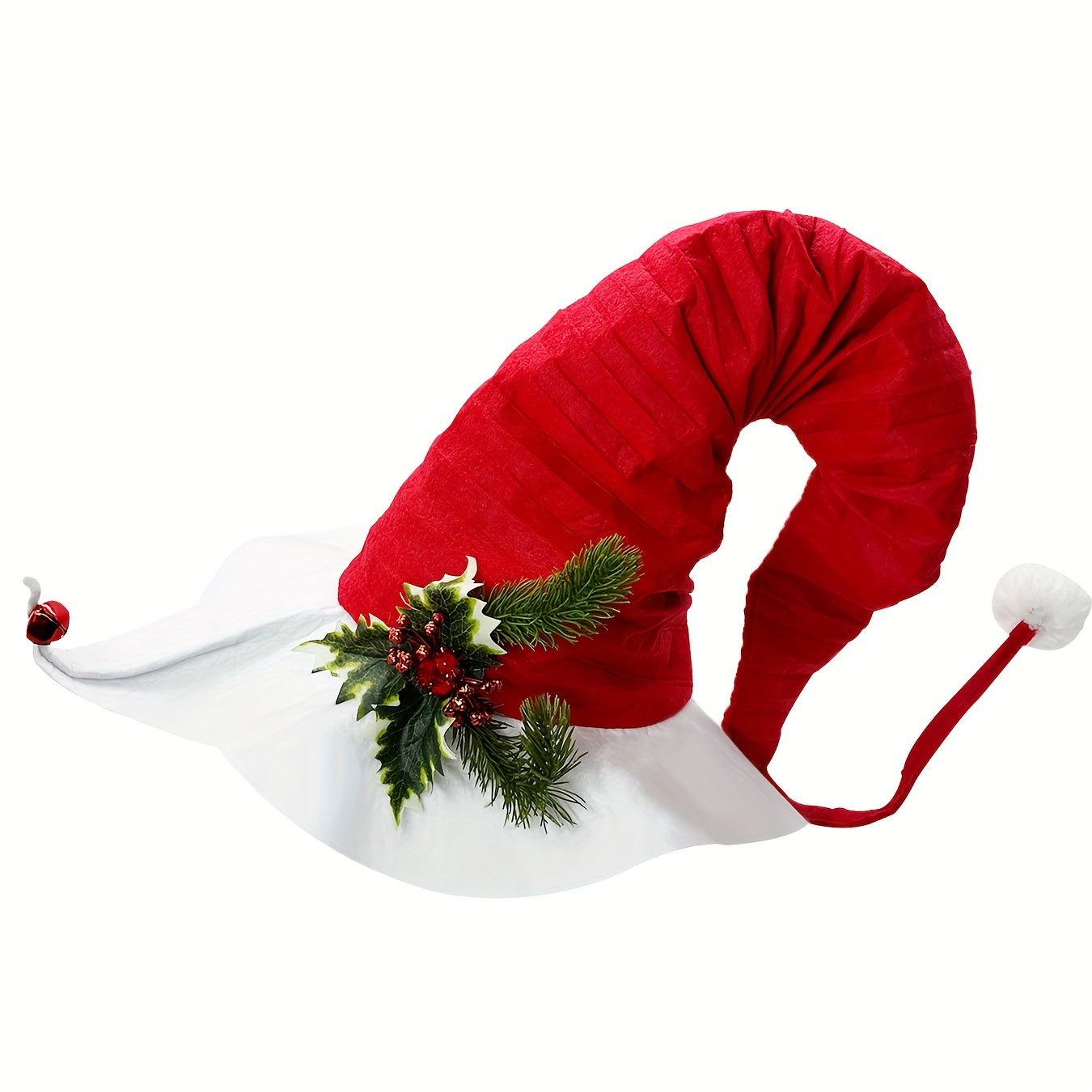 Christmas Headband Red And Santa Hat With Bells Christmas Clothing