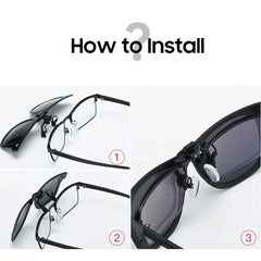 Polarized Sunglasses Clip UV Protection Sports Sunglasses For Men