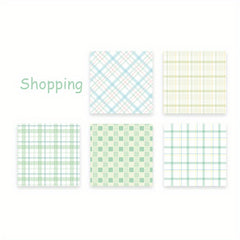 Colorful Checkerboard Series Non-sticky Notes