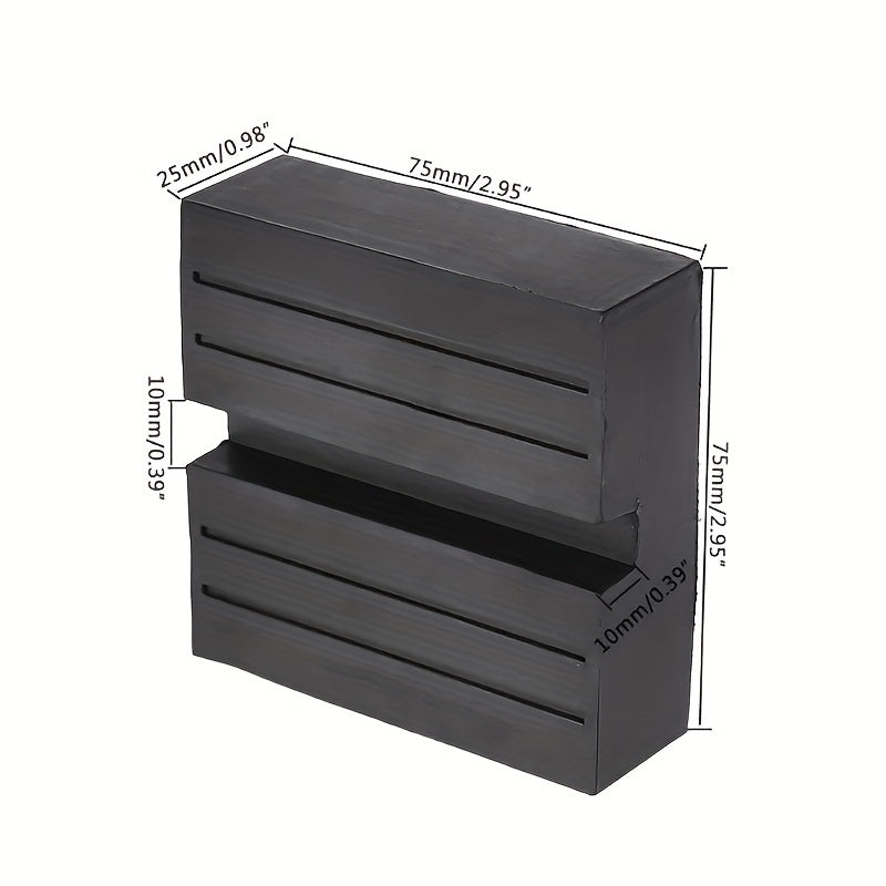 Car Lift Jack Stand Rubber Pads Repair Kit for Slotted Frame Rail Floor Jacks