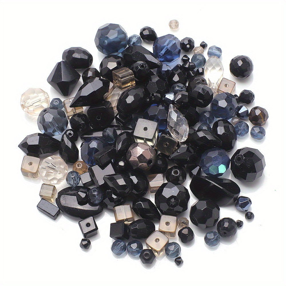 45g Crystal Glass Beads Set - DIY Jewelry Making Accessories