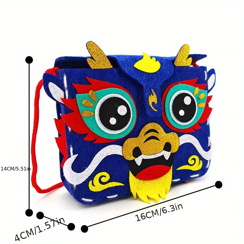 Parent Child Kindergarten Children's Handcraft Bag Non-woven Fabric Toy DIY