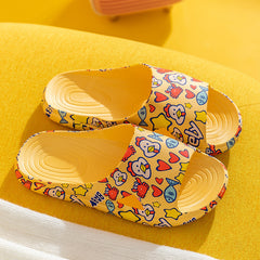 Cartoon Pattern Slippers Soft Bottom Slides