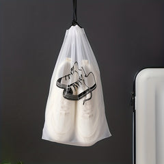 2pcs 5pcs Transparent Frosted Dustproof Shoes Storage Bag Portable Golf Shoe Bag