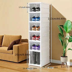 Plastic Storage Box With Doors Portable Box For Books Snacks Clothes Toys