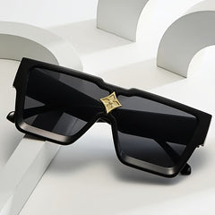 Retro Big Frame Star Sunglasses UV400 Square
