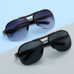 Rimless Polarized Personalised Sunglasses For Driving Fishing