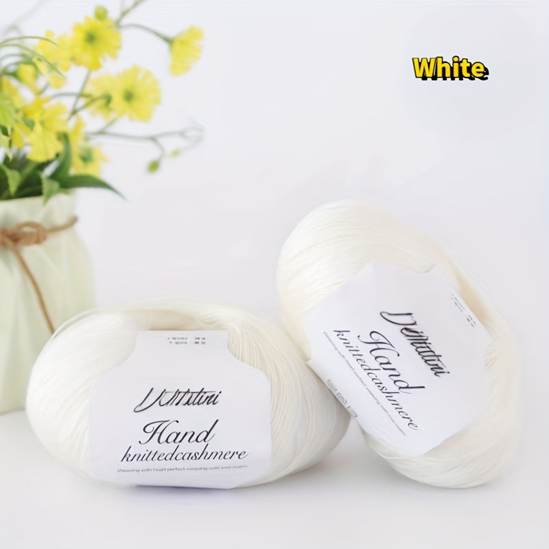 2pcs Wool Thread Braidable Cashmere Scarf Baby Sweater Thread