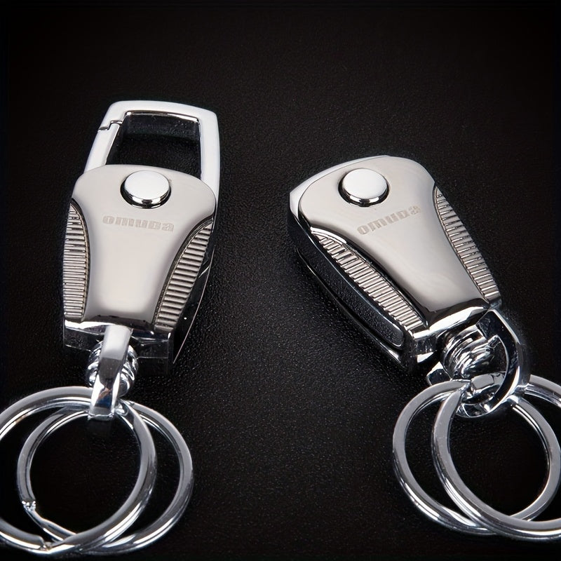 Folding Keychain High Waist Metal Pendant Retractable Boys Hanging Decoration