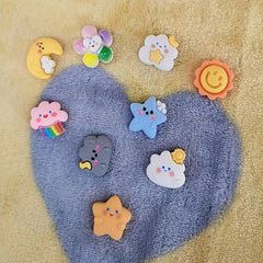 9pcs Weather Resin DIY Kit for Phone Case Hair Clip