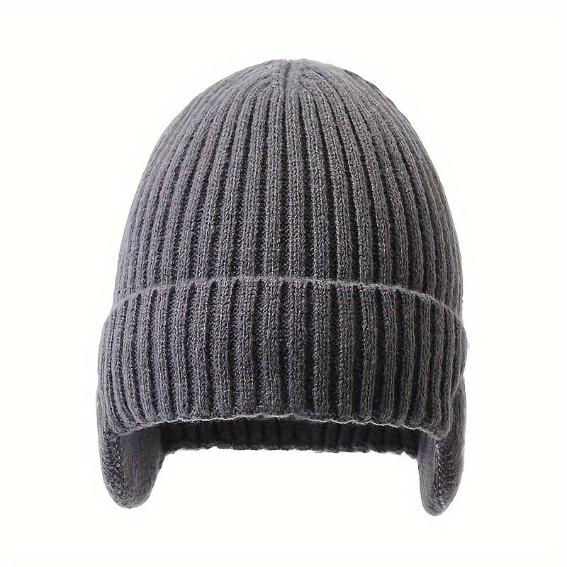 Warm Knitted Beanie Hat for Winter Outdoor Activities