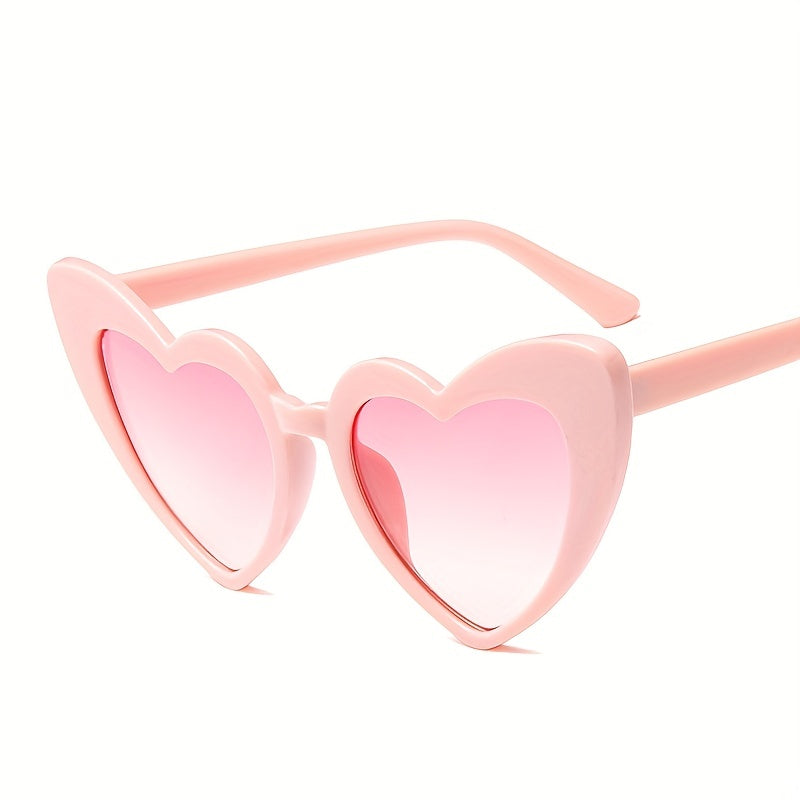 Heart Sunglasses For Women Men Gradient Glasses Beach Party Club UV400