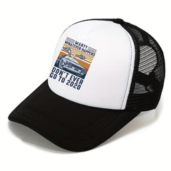 Car Print Outdoor Sports Sun Hat Mesh Ventilation Baseball Cap Sun Protection