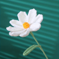 1pc Wool Crochet Flowers Handicrafts for Home Decor