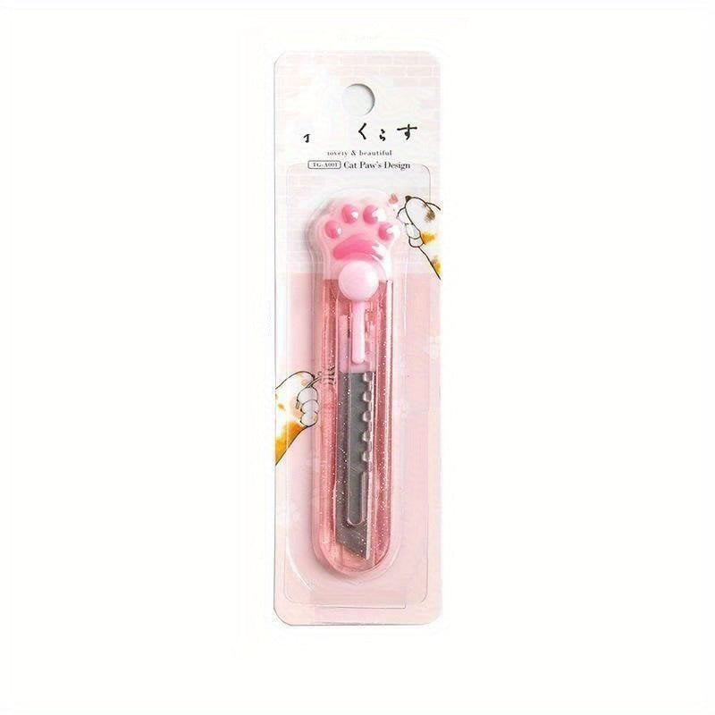 Portable Cat Claw Mini Utility Box Cutter Student Stationery Craft