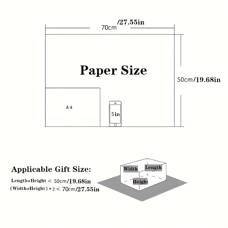 Christmas Birthday Gift Wrapping Paper Arts Crafts Decorations