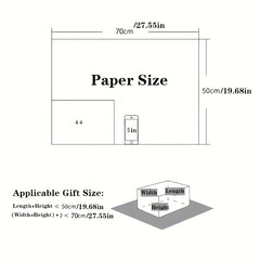 Christmas Birthday Gift Wrapping Paper Arts Crafts Decorations