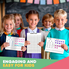 AMIBOX Number Bonds Board Sheets - Dry Erase Math Manipulative