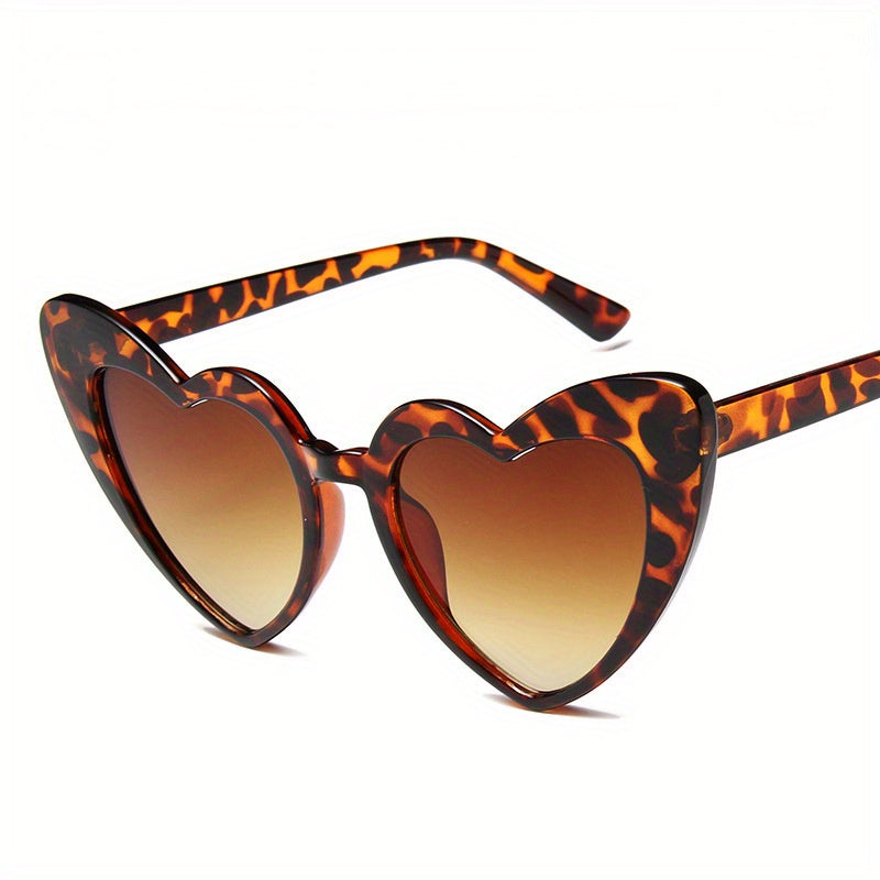 Y2K Heart Sunglasses Love Theme Party Beach Glasses UV400