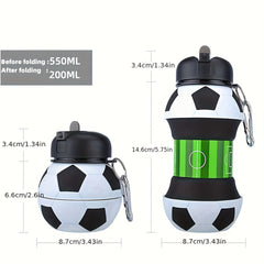 500ml Collapsible Water Bottle - Lightweight & Portable