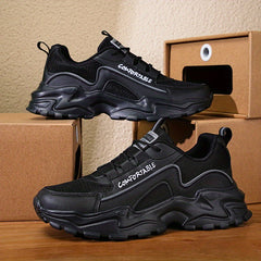 Men's Chunky Jogging Gym Sneakers Breathable Shock Absorbing