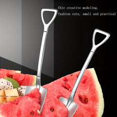 4pcs Stainless Steel Coffee Shovel Spoon Espresso Sugar Ice Cream Dessert Scoop