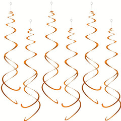 12pcs Foil Swirl Hanging Decoration Birthday Halloween Wedding Baby Shower Party