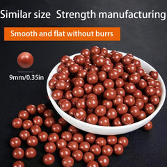 9mm Brown Clay Balls for Slingshot, 100-500pcs