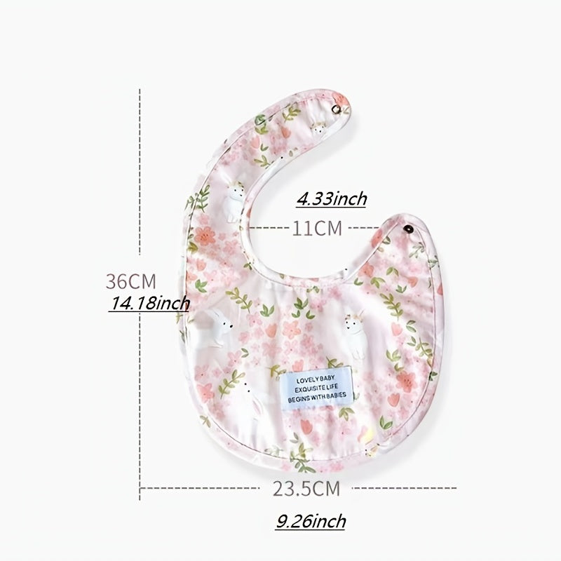 Baby Gauze Bib Saliva Towel Cotton Waterproof Newborn Bib