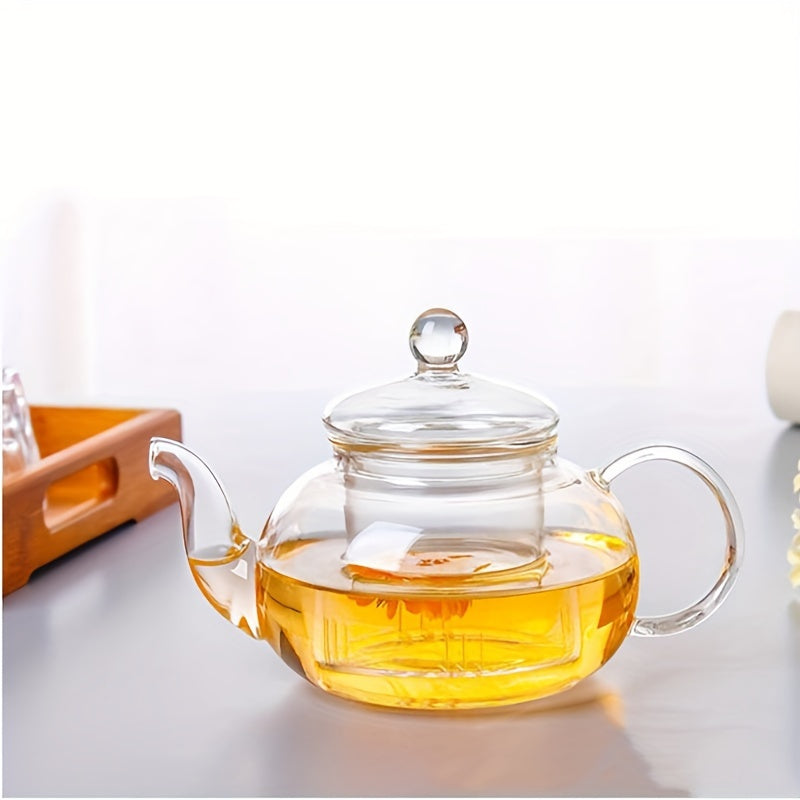 High Boron Glass Tea Pot with Filter