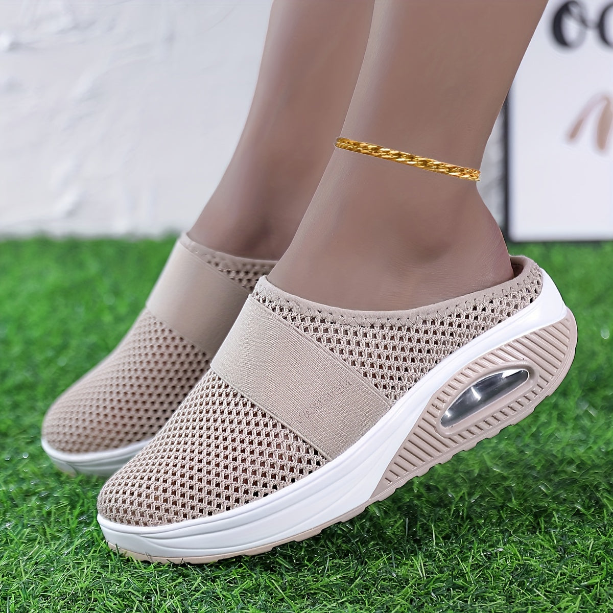 Women's Breathable Air Cushion Running Shoes Lightweight Outdoor Sports