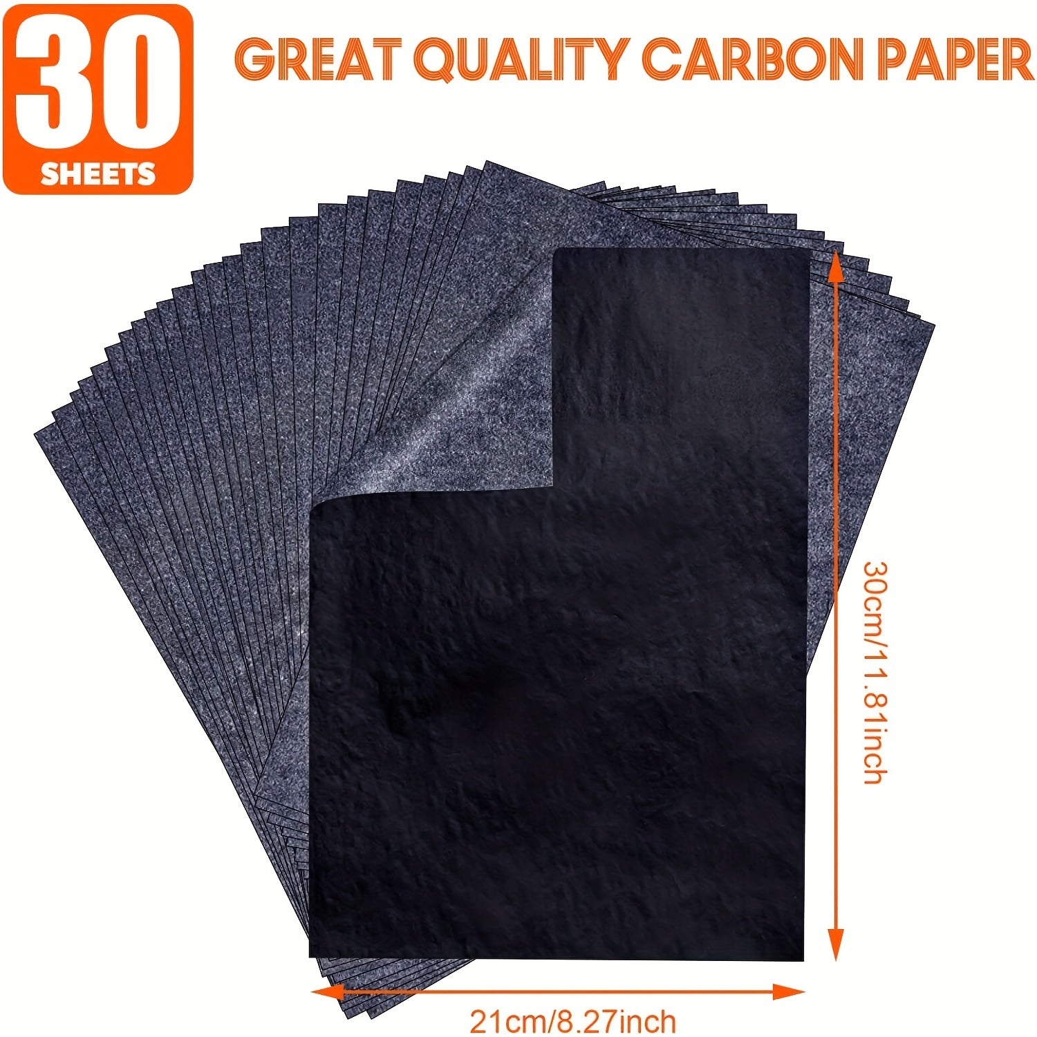 Red Carbon Paper 30pcs for Tracing Transfer Graphite - Drawing Patterns on Wood