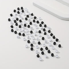 100pcs Mini Hair Claw Flower Shape Braid Hair Clip Accessories