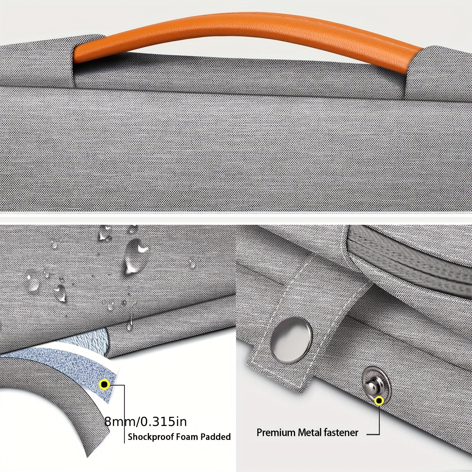 Portable Waterproof Laptop Bag 33-56 cm with Pouch