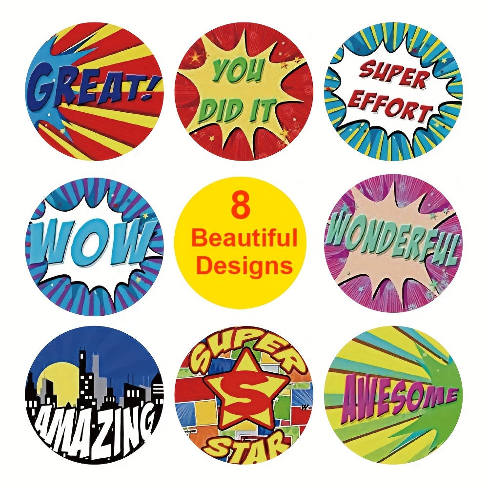 500pcs Cartoon Toy Stickers Teacher Encouragement Reward Game Stickers