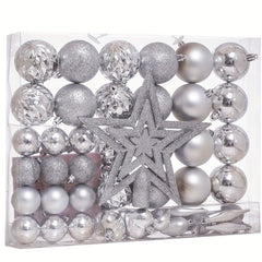 Christmas Halloween Gift Tree Top Star Love Hanging Ball Christmas Ball