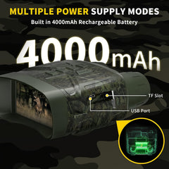 4K Night Vision Binoculars & Goggles for Adults