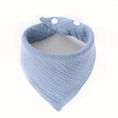 Baby Bib Four-layer Wrinkled Cloth Triangle Scarf