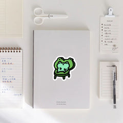 40 Pcs Reusable Paper Frog Stickers Set for Scrapbooking Arts & Crafts