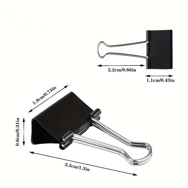 12pcs Long Tail Clip for Office Paper Organization