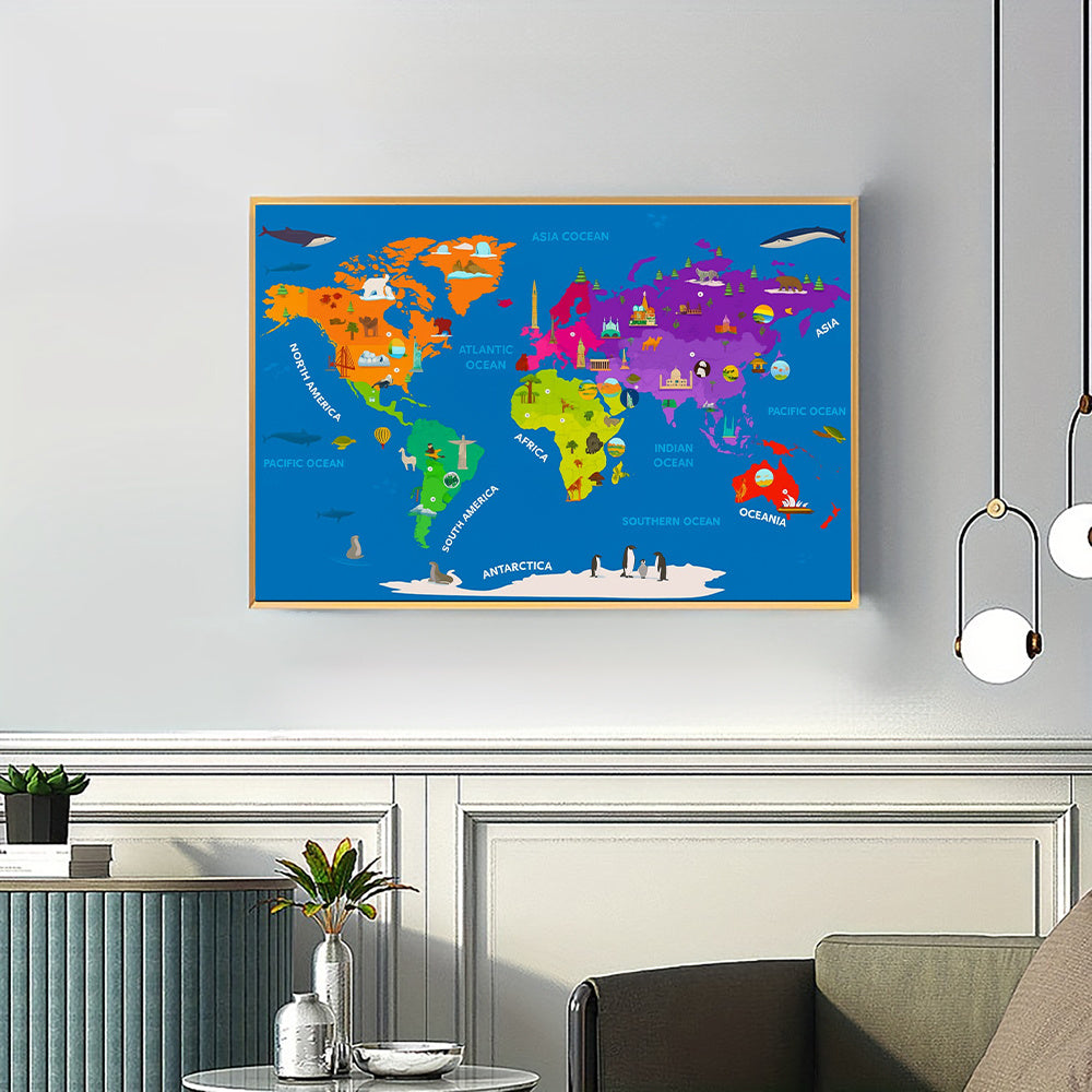 Colorful World Diamond Painting Kit for Adults